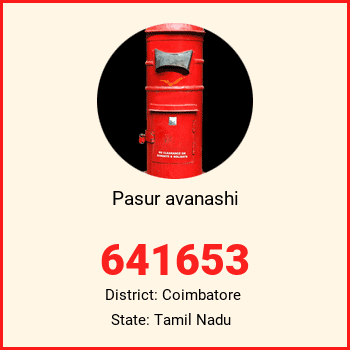 Pasur avanashi pin code, district Coimbatore in Tamil Nadu