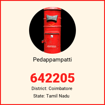Pedappampatti pin code, district Coimbatore in Tamil Nadu