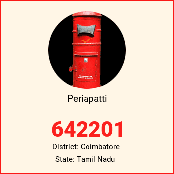 Periapatti pin code, district Coimbatore in Tamil Nadu