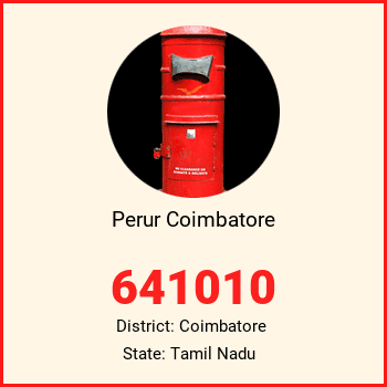Perur Coimbatore pin code, district Coimbatore in Tamil Nadu