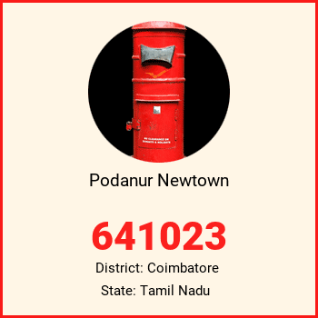 Podanur Newtown pin code, district Coimbatore in Tamil Nadu