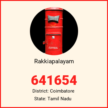 Rakkiapalayam pin code, district Coimbatore in Tamil Nadu