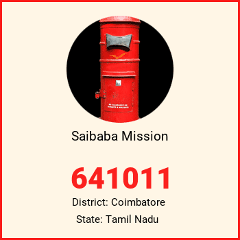 Saibaba Mission pin code, district Coimbatore in Tamil Nadu