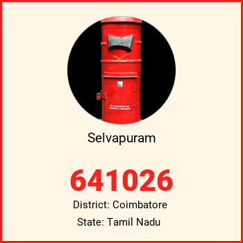 Selvapuram pin code, district Coimbatore in Tamil Nadu