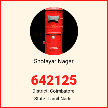 Sholayar Nagar pin code, district Coimbatore in Tamil Nadu