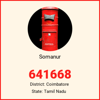 Somanur pin code, district Coimbatore in Tamil Nadu