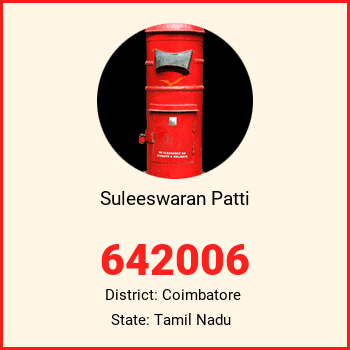 Suleeswaran Patti pin code, district Coimbatore in Tamil Nadu