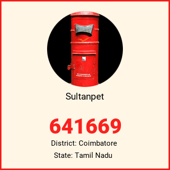 Sultanpet pin code, district Coimbatore in Tamil Nadu
