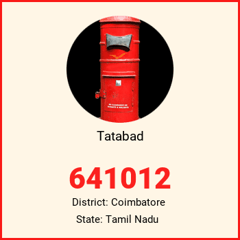 Tatabad pin code, district Coimbatore in Tamil Nadu