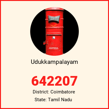 Udukkampalayam pin code, district Coimbatore in Tamil Nadu