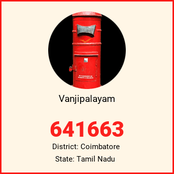 Vanjipalayam pin code, district Coimbatore in Tamil Nadu
