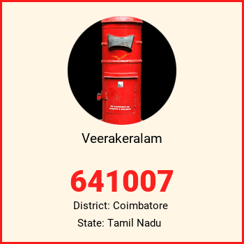 Veerakeralam pin code, district Coimbatore in Tamil Nadu