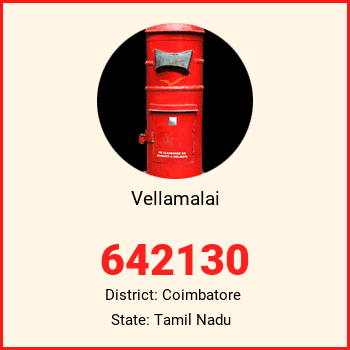 Vellamalai pin code, district Coimbatore in Tamil Nadu