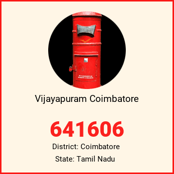 Vijayapuram Coimbatore pin code, district Coimbatore in Tamil Nadu