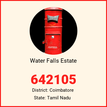 Water Falls Estate pin code, district Coimbatore in Tamil Nadu