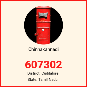 Chinnakannadi pin code, district Cuddalore in Tamil Nadu