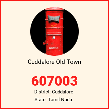 Cuddalore Old Town pin code, district Cuddalore in Tamil Nadu