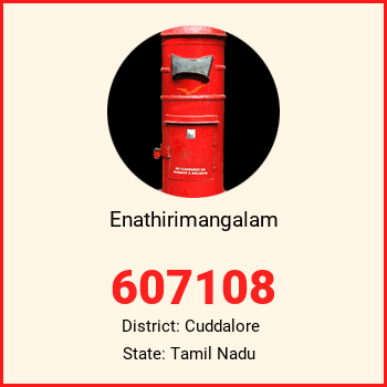 Enathirimangalam pin code, district Cuddalore in Tamil Nadu
