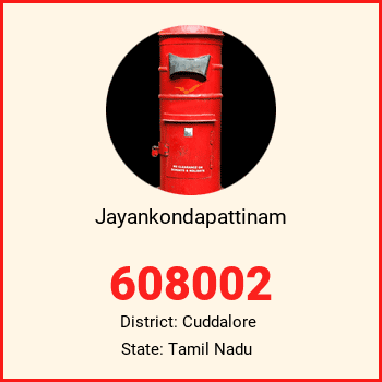 Jayankondapattinam pin code, district Cuddalore in Tamil Nadu