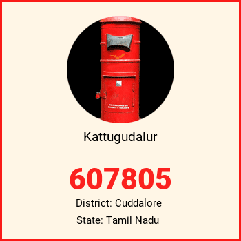 Kattugudalur pin code, district Cuddalore in Tamil Nadu