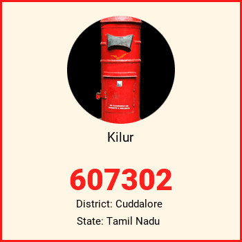 Kilur pin code, district Cuddalore in Tamil Nadu