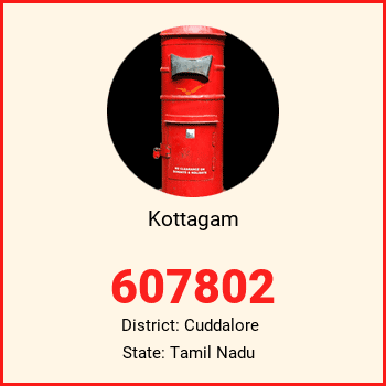 Kottagam pin code, district Cuddalore in Tamil Nadu