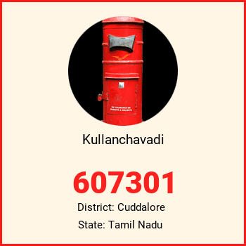 Kullanchavadi pin code, district Cuddalore in Tamil Nadu