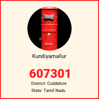 Kundiyamallur pin code, district Cuddalore in Tamil Nadu