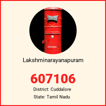 Lakshminarayanapuram pin code, district Cuddalore in Tamil Nadu