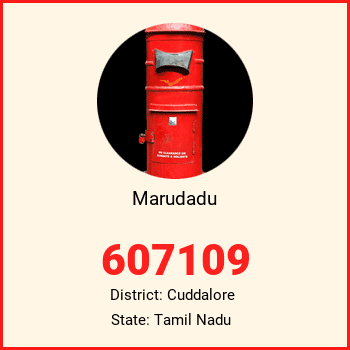 Marudadu pin code, district Cuddalore in Tamil Nadu
