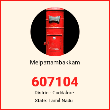 Melpattambakkam pin code, district Cuddalore in Tamil Nadu