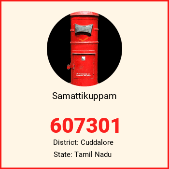 Samattikuppam pin code, district Cuddalore in Tamil Nadu