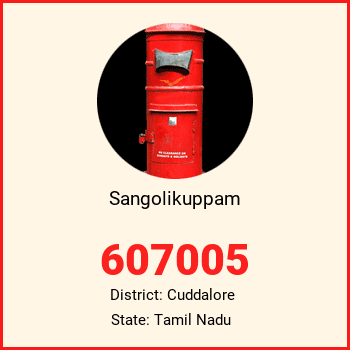 Sangolikuppam pin code, district Cuddalore in Tamil Nadu