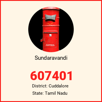 Sundaravandi pin code, district Cuddalore in Tamil Nadu