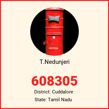T.Nedunjeri pin code, district Cuddalore in Tamil Nadu