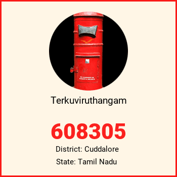 Terkuviruthangam pin code, district Cuddalore in Tamil Nadu