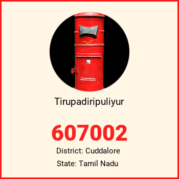 Tirupadiripuliyur pin code, district Cuddalore in Tamil Nadu
