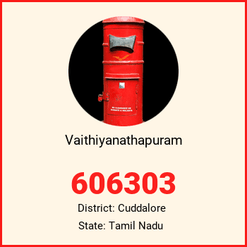 Vaithiyanathapuram pin code, district Cuddalore in Tamil Nadu