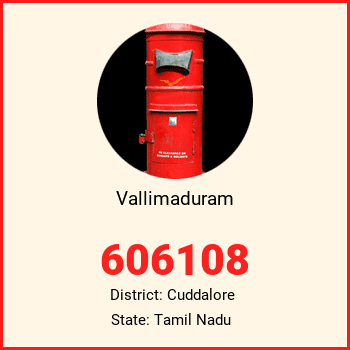 Vallimaduram pin code, district Cuddalore in Tamil Nadu
