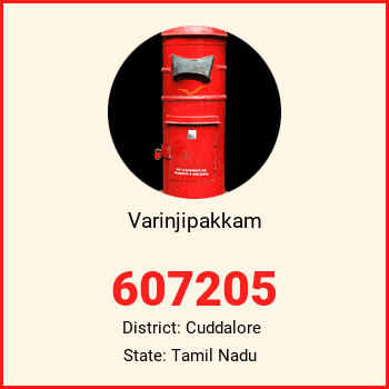 Varinjipakkam pin code, district Cuddalore in Tamil Nadu