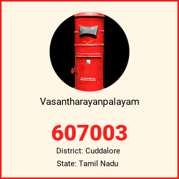 Vasantharayanpalayam pin code, district Cuddalore in Tamil Nadu