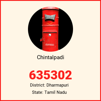 Chintalpadi pin code, district Dharmapuri in Tamil Nadu