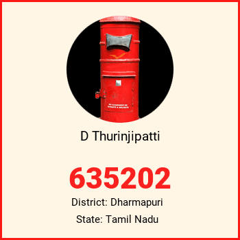 D Thurinjipatti pin code, district Dharmapuri in Tamil Nadu