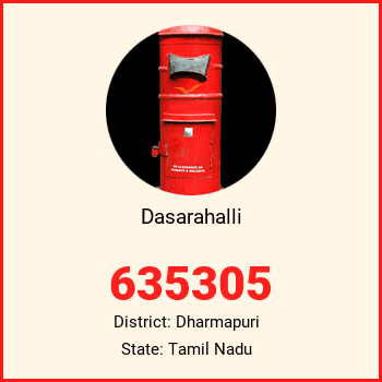 Dasarahalli pin code, district Dharmapuri in Tamil Nadu