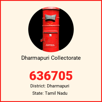Dharmapuri Collectorate pin code, district Dharmapuri in Tamil Nadu