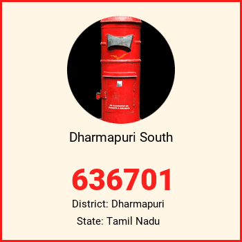 Dharmapuri South pin code, district Dharmapuri in Tamil Nadu
