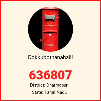 Dokkubothanahalli pin code, district Dharmapuri in Tamil Nadu