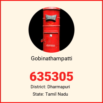 Gobinathampatti pin code, district Dharmapuri in Tamil Nadu