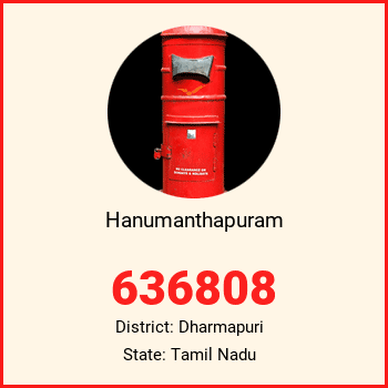 Hanumanthapuram pin code, district Dharmapuri in Tamil Nadu