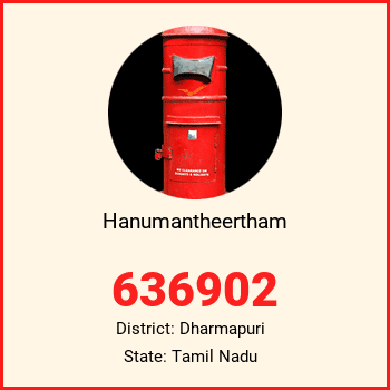 Hanumantheertham pin code, district Dharmapuri in Tamil Nadu